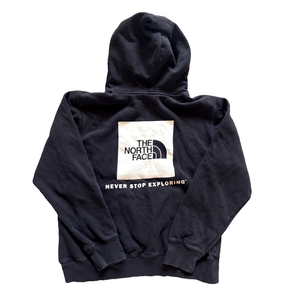 North Face Men's Black‎ Pullover Hoodie Size Medium